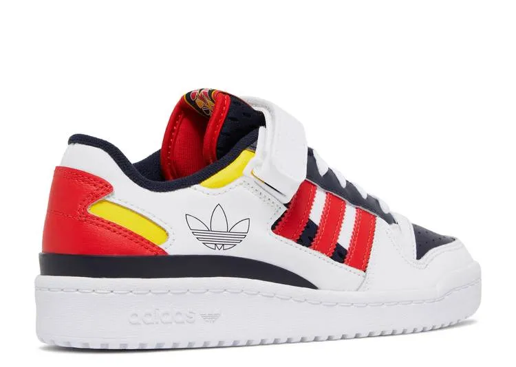 Adidas FORUM LOW J 'LEGEND INK RED' sneakers, white