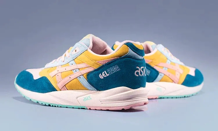 Atmos x lily brown x gel saga Asics sneakers, yellow