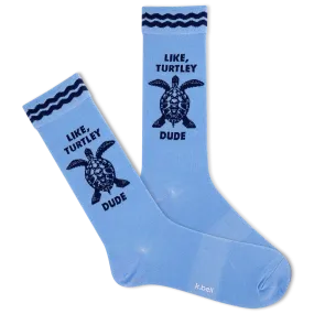 K.Bell Men's Turtley Dude Crew Sock K.Bell Men's Turtley Dude Crew Sock