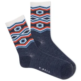 K.Bell Women's Santa Fe Crew Sock K.Bell Women's Santa Fe Crew Sock